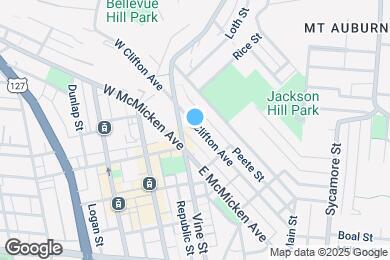 Map image of the property - 39 E Clifton Ave