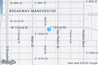 Map image of the property - 215 E 103rd St
