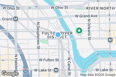 Map image of the property - 560 W Kinzie St