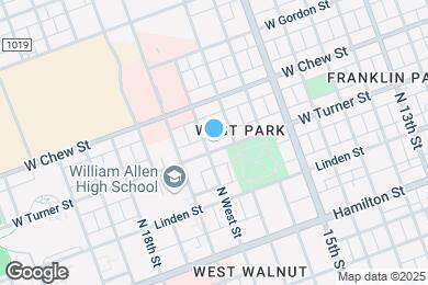 Map image of the property - 1617 W Turner St