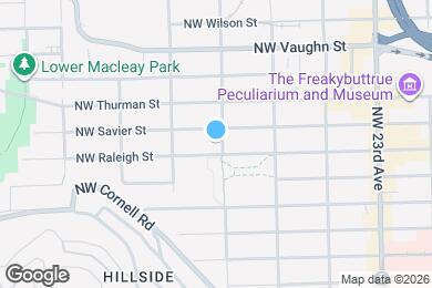 Map image of the property - 2601 NW Raleigh St