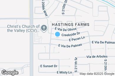 Map image of the property - 20974 E Pecan Ln