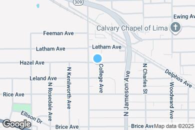 Map image of the property - 819 E College Ave