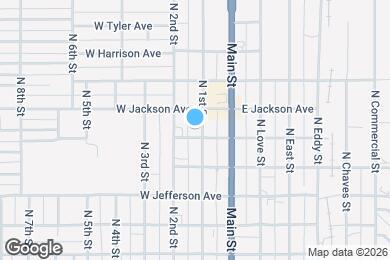 Map image of the property - 603 N 1st St
