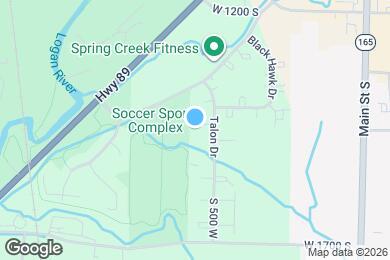 Map image of the property - 260 W 1395 S