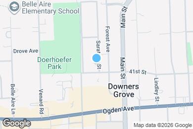 Map image of the property - 4133 Saratoga Ave