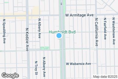 Map image of the property - 1858 N Humboldt Blvd