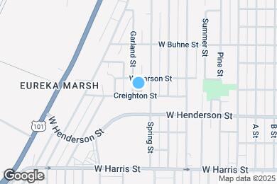 Map image of the property - 624 Creighton St