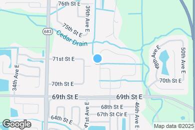 Map image of the property - 4161 70th St Cir E