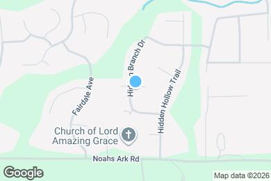 Map image of the property - 9440 Hidden Branch Dr