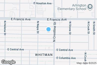 Map image of the property - 2009 E Dalke Ave