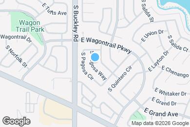 Map image of the property - 4814 S Pagosa Way