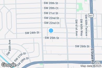 Map image of the property - 6316 SW 24th St