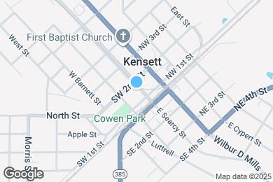 Map image of the property - 104 W Searcy St