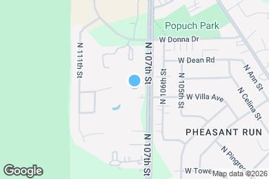 Map image of the property - 8309 N 107th St