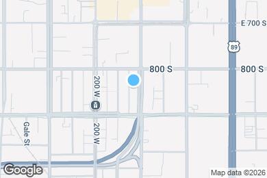 Map image of the property - 830 S West Temple