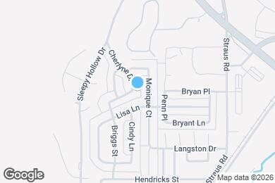 Map image of the property - 806 Cherlyne Dr
