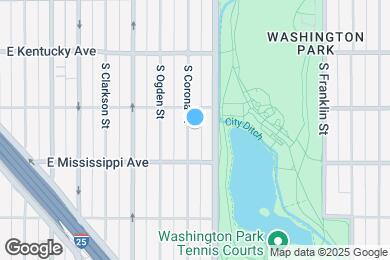 Map image of the property - 1034 S Corona St