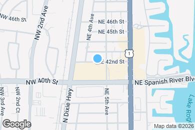 Map image of the property - 468 NE 42nd St