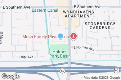Map image of the property - 1350 S Greenfield Rd