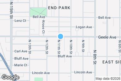 Map image of the property - 2119 N 11th St