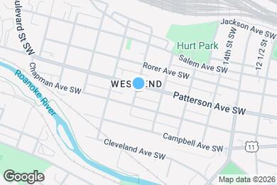 Map image of the property - 1630 Patterson Ave SW