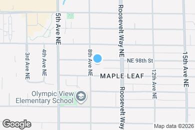 Map image of the property - 807 NE 98th St