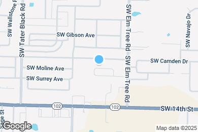 Map image of the property - 3500 SW Landau Ct