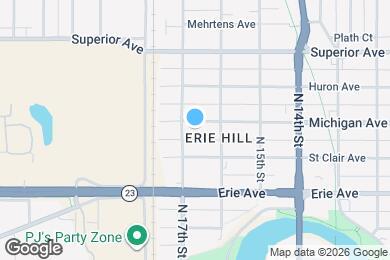 Map image of the property - 1625 Michigan Ave