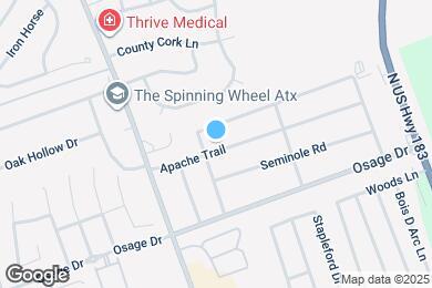 Map image of the property - 605 Apache Trail