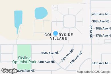 Map image of the property - 3805 7th St NE