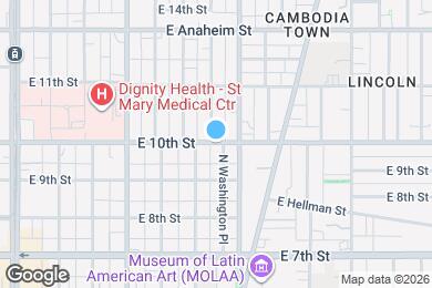 Map image of the property - 824 E 10th St