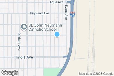Map image of the property - 2509 E Routt Ave