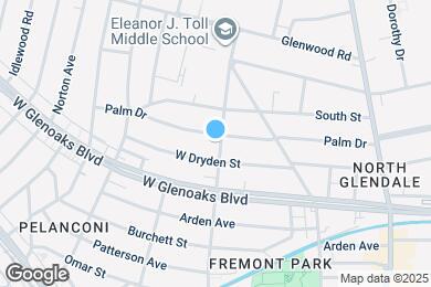 Map image of the property - 700 Palm Dr