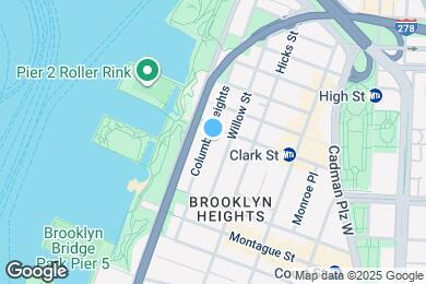 Map image of the property - 147 Columbia Heights