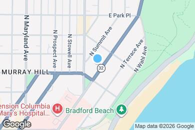 Map image of the property - 2541 N Lake Dr