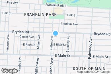 Map image of the property - Franklin Park Apartments