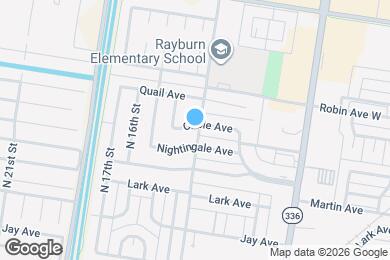 Map image of the property - 1401 Oriole Ave