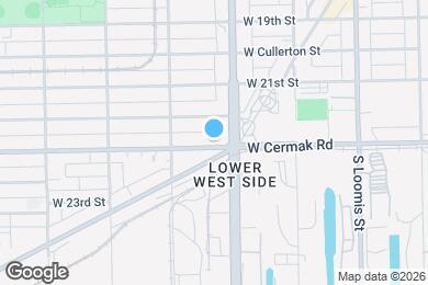 Map image of the property - 1628 W Cermak Rd