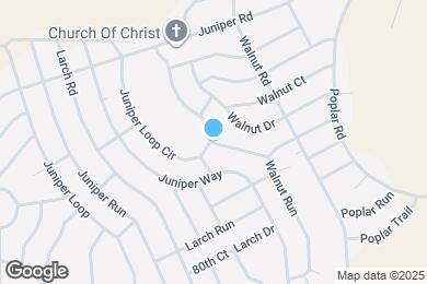 Map image of the property - 33 Walnut Run Ct