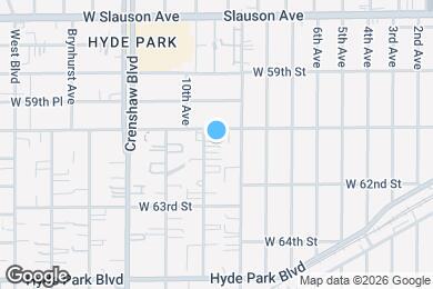 Map image of the property - 6012 10th Ave