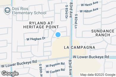 Map image of the property - 8345 W Hughes Dr