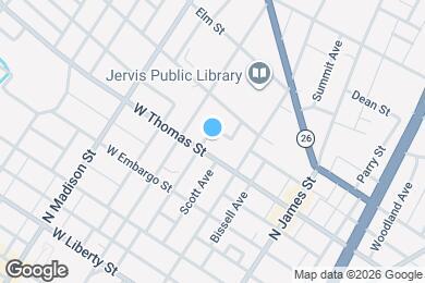Map image of the property - 214 W Thomas St