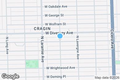 Map image of the property - 2736 N Leclaire Ave