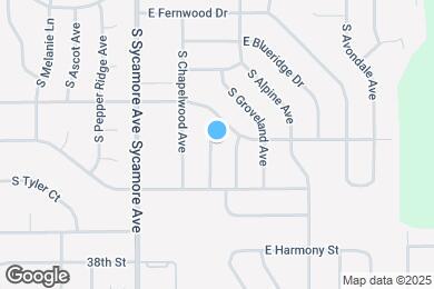 Map image of the property - Spacious 5-Bedroom Home with Modern Updates in Sioux Falls