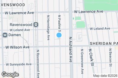 Map image of the property - 4752 N Paulina St