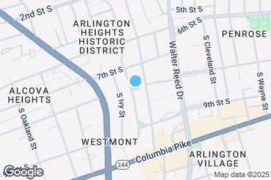 Map image of the property - 805 S Irving St
