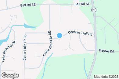 Map image of the property - 837 Cochise Trail SE