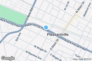 Map image of the property - 105 W Black Horse Pike