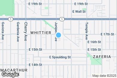 Map image of the property - 1622 Junipero Ave